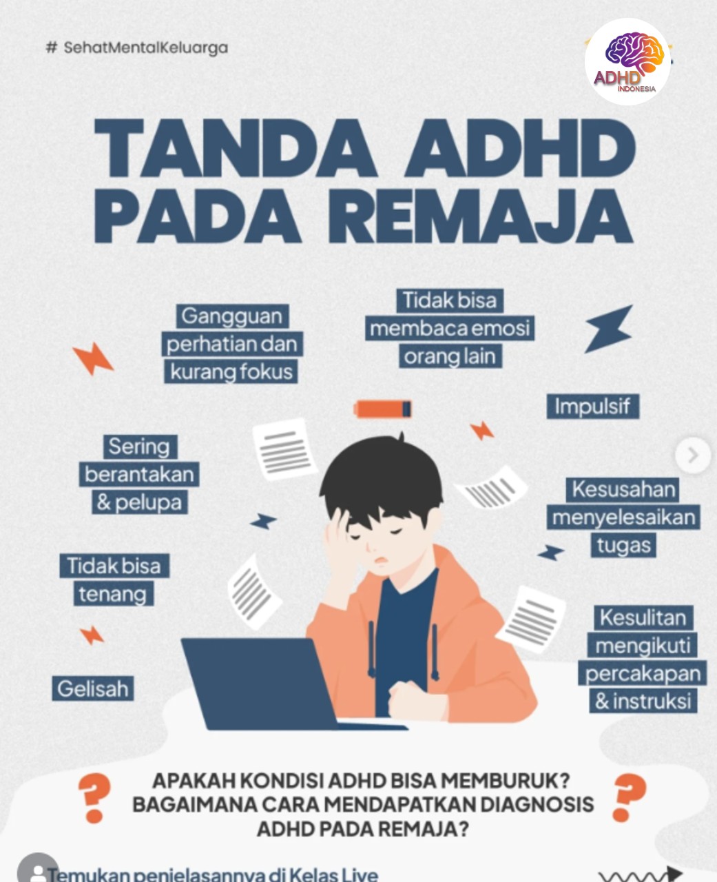 Screening ADHD Non-Diagnostik: Edukasi Awal bagi Orang Tua di Kabupaten Solok Selatan